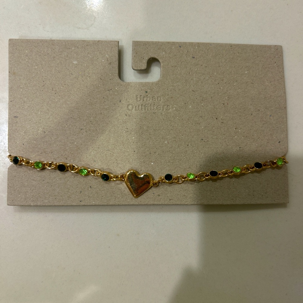 Urban outfitters green and blue necklace 
Brand new